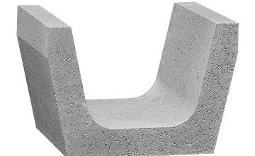 Sant trapezoidal prefabricat din beton R8