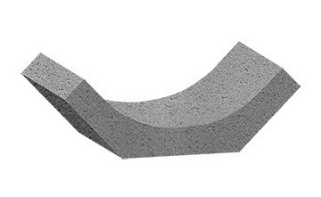 Sant trapezoidal prefabricat din beton R9